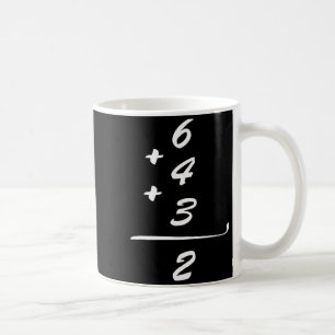 Caneca De Café Camisa Engraçada 6 4 3 2 Beisebol