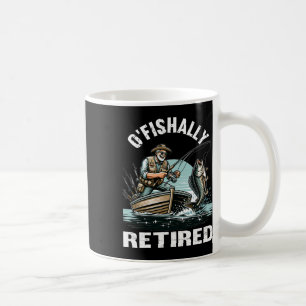 Caneca De Café Camisa engraçada de aposentadoria oficialmente pes