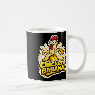 Caneca De Café Camisa engraçada de frango Nana Meme Humor Tee Hom