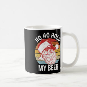 Caneca De Café Camisa engraçada de Natal Hipster Papai Noel Ho Ho