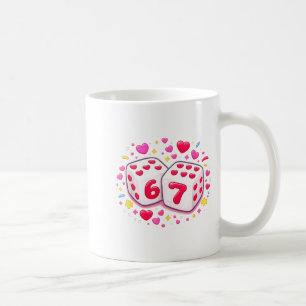 Caneca De Café Camisa engraçada do dia dos namorados Dado fofo 67