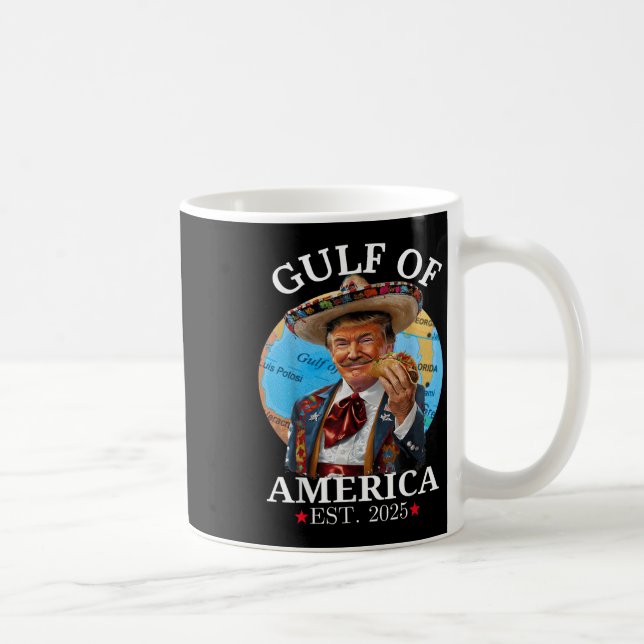 Caneca De Café Camisa Engraçada Do Golfo Da América Do Norte No L (Direita)