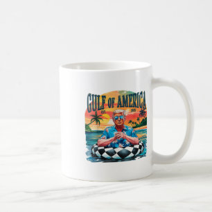 Caneca De Café Camisa Engraçada Do Golfo Dos Eua América No Leste