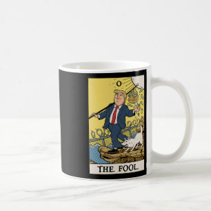 Caneca De Café Camisa engraçada do Trump, o Louco, carta de tarot