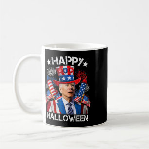 Caneca De Café Camisa engraçada Joe Biden 4 de julho Feliz Hallow