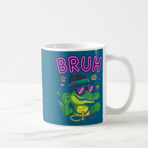 Caneca De Café Camisa Engraçada Seis Sete Bruh Mardigator Jacaré