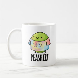 Caneca De Café Camisa Engraçada Veggie Pea TShirt Pun