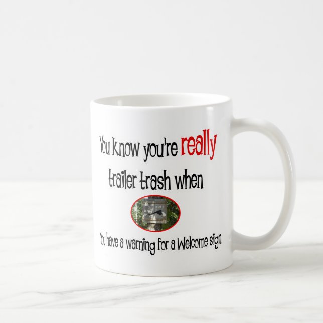 Caneca De Café Camisa Engraçado do Parque Trailer (Direita)