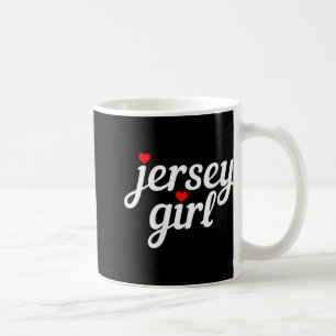 Caneca De Café Camisa Feminina Garota Nova Jersey Coração Engraça