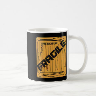 Caneca De Café Camisa Frágil do Halloween do Natal da Roupa do Fi