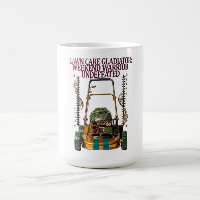 Caneca De Café Camisa Gladiador do Cuidado com o Jardim (Centro)