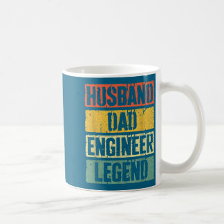 Caneca De Café Camisa Homens Marido Pai Engenheiro Lenda Pais
