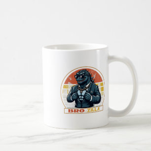 Caneca De Café Camisa Irmão Legal Brozilla Família Forte Irmão Sa