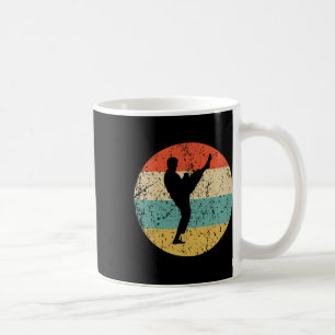 Caneca De Café Camisa Karate - Artes Marciais Retrais Vintage