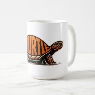 Caneca De Café Camisa Le Turtle Tortoise