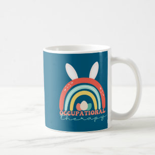 Caneca De Café Camisa Legal Páscoa Terapia Ocupacional Arco-Íris