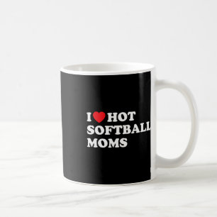 Caneca De Café Camisa Macia Engraçada Eu Amo Mães Quentes Macias