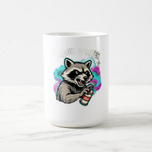 Caneca De Café Camisa Manga Longa ADOM Sprayer Raccoon