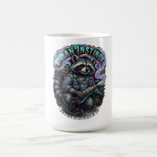 Caneca De Café Camisa Manga Longa Urban Instinct Raccoon
