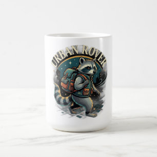 Caneca De Café Camisa Manga Longa Urban Rover Raccoon