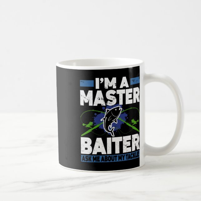Caneca De Café Camisa Master Iter Engraçada Pesca Pescador Peixe  (Direita)