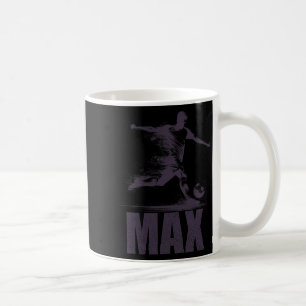 Caneca De Café Camisa Max Futebol Meninos Nome Personalizado Max