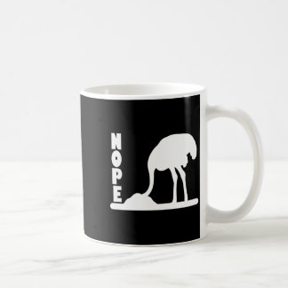 Caneca De Café Camisa Não Aves Estrutice Areia Sarcástico