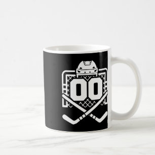 Caneca De Café Camisa Número 00 de Hóquei Jogador de Hóquei Engra