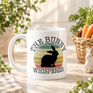 Caneca De Café Camisa O Murmurador de Coelho, Amante de Coelho Le