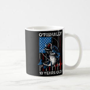 Caneca De Café Camisa Oficialmente 10 Anos de Idade 10º Aniversár