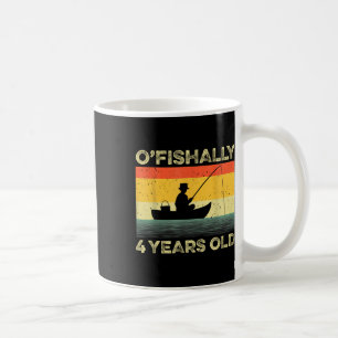 Caneca De Café Camisa Oficialmente de 4 Anos de Idade 4º Aniversá