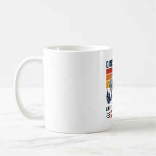 Caneca De Café Camisa Pai Dachshund Como um Pai Normal, mas Mais