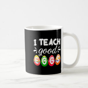 Caneca De Café Camisa Páscoa Professor Ensinar Ovos Boas