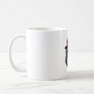 Caneca De Café Camisa Patriótica com Gravação Vintage de Gorila d
