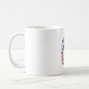 Caneca De Café Camisa Patriótica de Enfermeira de Equipe de Diáli