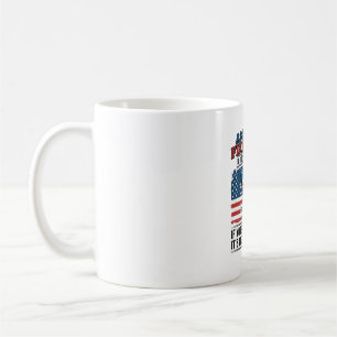 Caneca De Café Camisa Patriótica Engraçada de Diretor Assistente