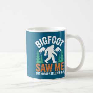Caneca De Café Camisa Pé Grande Viu Mas Ninguém Acredita
