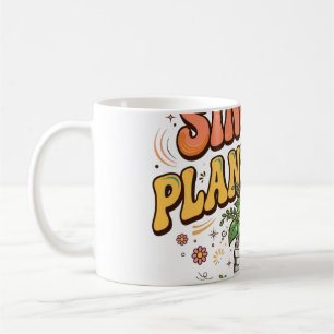 Caneca De Café Camisa retrô de punição de planta única e plantio