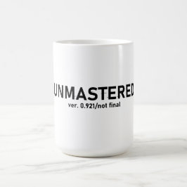Caneca De Café Camisa-T de áudio não dominada - Estilo de falha c