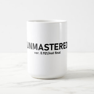 Caneca De Café Camisa-T de áudio não dominada - Estilo de falha c