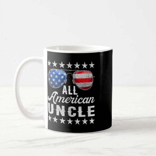 Caneca De Café Camisa Tio Americano Total (Esquerda)