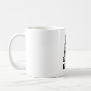 Caneca De Café Camisa Vetorial de Desenho de Gravura Vintage de P