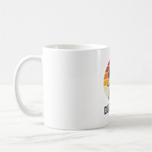 Caneca De Café Camisa Vetorial de Óculos de Sol de Pato Vintage P