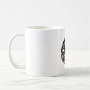 Caneca De Café Camisa Vintage Caminhão de Bombeiros Círculo Bande