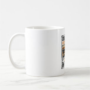 Caneca De Café Camisa Vintage Desenho Gráfico Estrada do Deserto