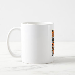 Caneca De Café Camisa Vintage Double Toil Trouble de Halloween De