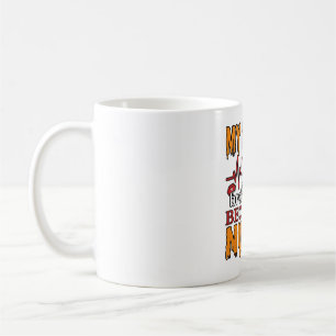 Caneca De Café Camisa Vintage Engraçada de Enfermeira de Hallowee