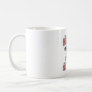 Caneca De Café Camisa Vintage Engraçada de Vaca com Audição Selet