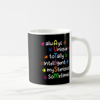 Caneca De Café Camisas Autismo Sempre Únicas Totalmente Inteligen