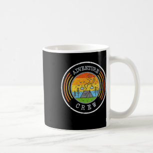 Caneca De Café Camisas Combinando para Família de Camping Aventur